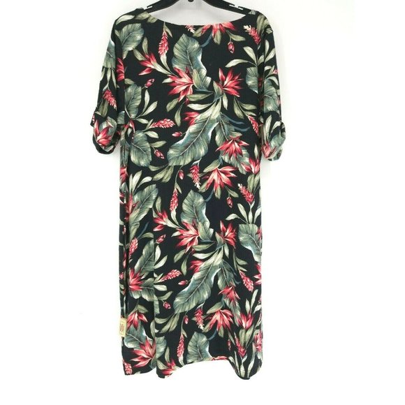 Floral Tropical Dress 1X New - Picture 3 of 3
